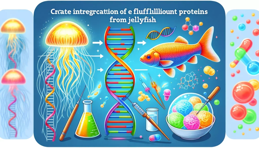 Integration of Fluorescent Proteins from Jellyfish into GloFish