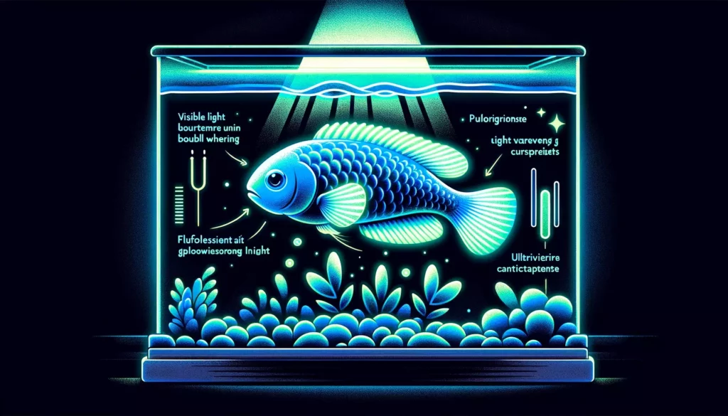 Mechanism of GloFish's Glowing Characteristics