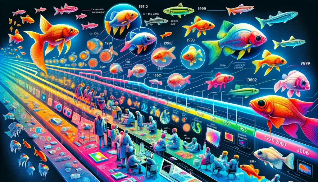 Timeline of Significant Milestones in the History of GloFish