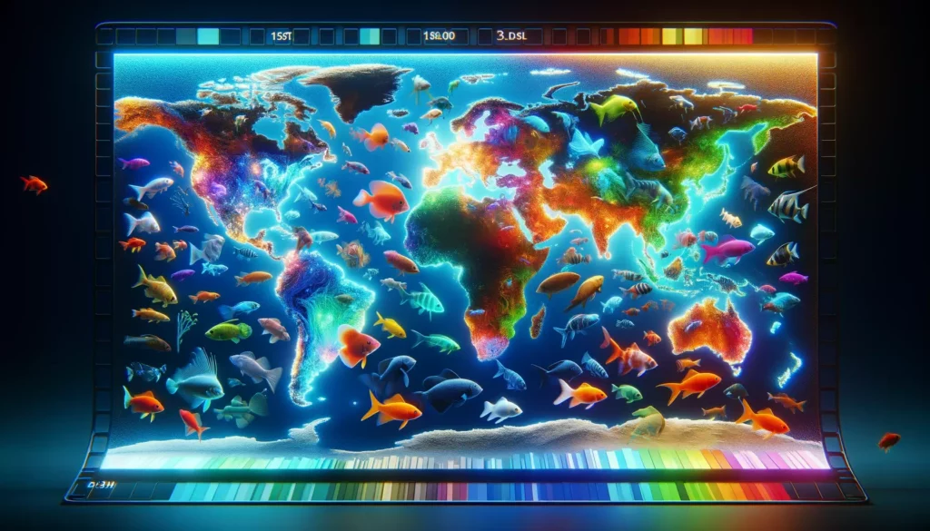 Variations in GloFish Species and Colors by Country
