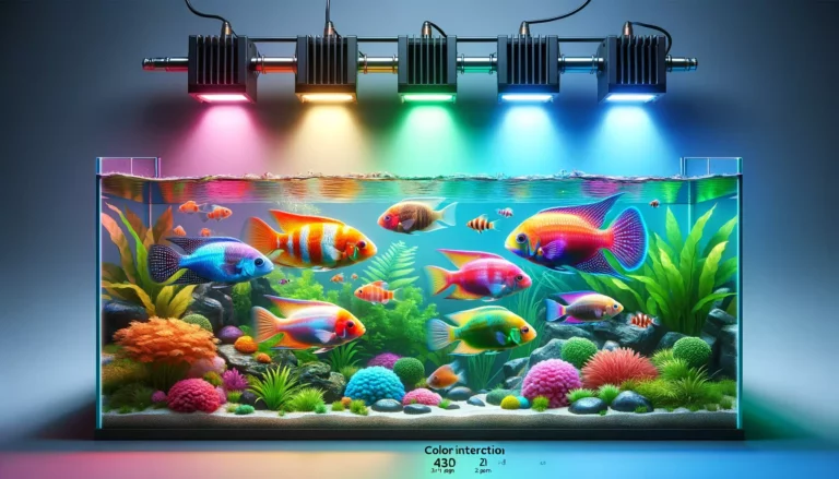 The influence of different GloFish species on each other when placed together