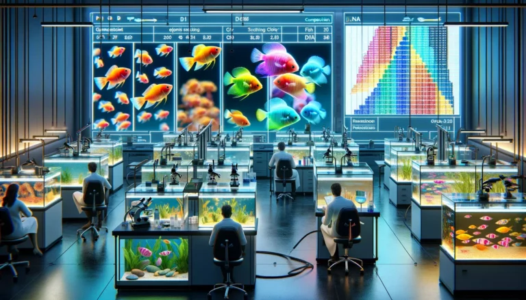 Projects and research are related to the genetic aspects of GloFish